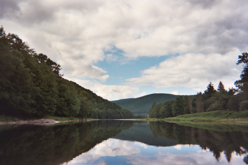 View of the Delaware River taken on the 2005 Delaware River Sojourn. Photo by DRBC.